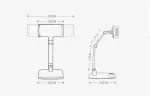 Pied Support Ecran Ordinateur - My Store