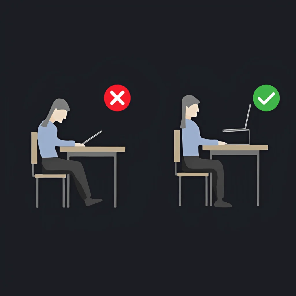 support ergonomique ordinateur portable