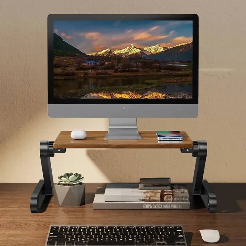 Table Pour Ordinateur Portable, Table De Lit En Bambou, Pliable Et Réglable En Hauteur