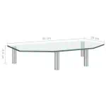 Support Ordinateur Transparent - My Store